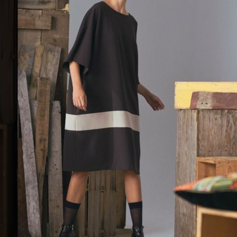 Comrags Chic Black Long Sleeve Dress